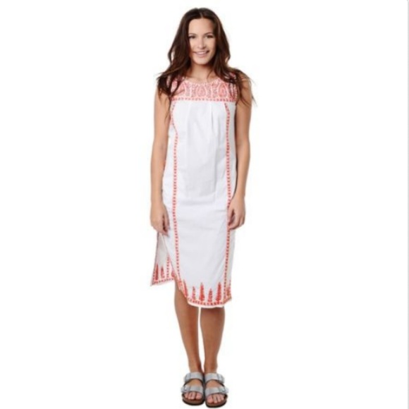 House of Pom Indian Flower Dress Embroidery - Picture 2 of 5